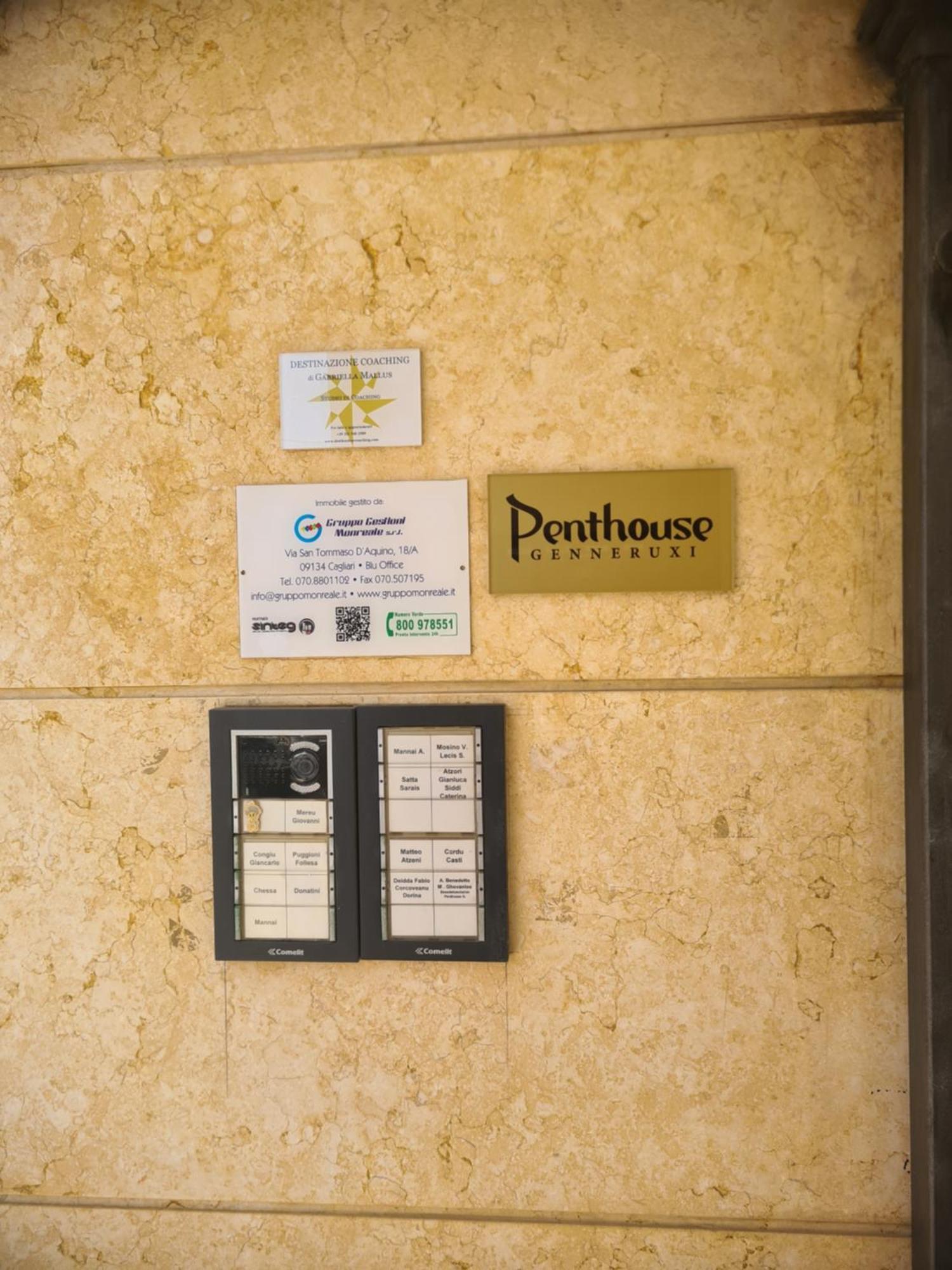 Penthouse Genneruxi Hotel Cagliari Exterior photo